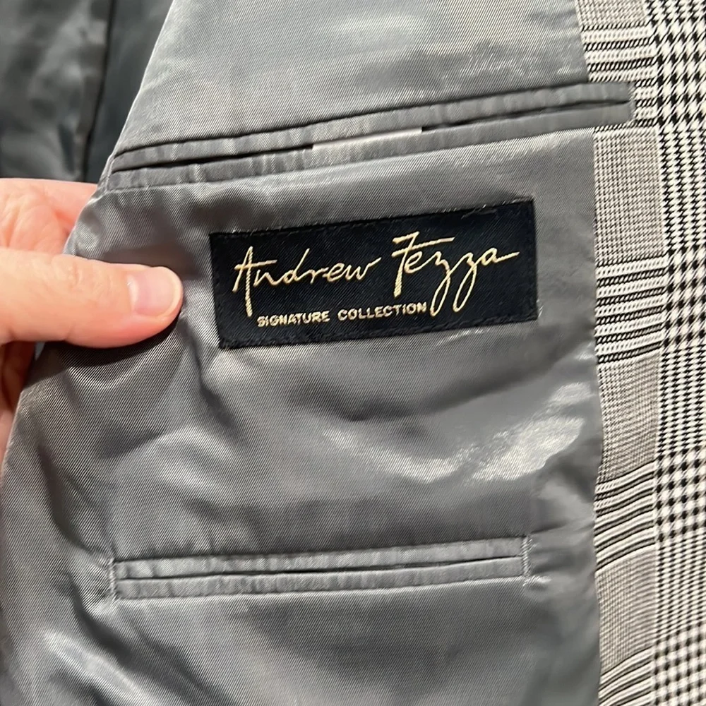 Andrew Fezza Signature collection Macy’s mens store Blazer Jacket NWT Size 40L